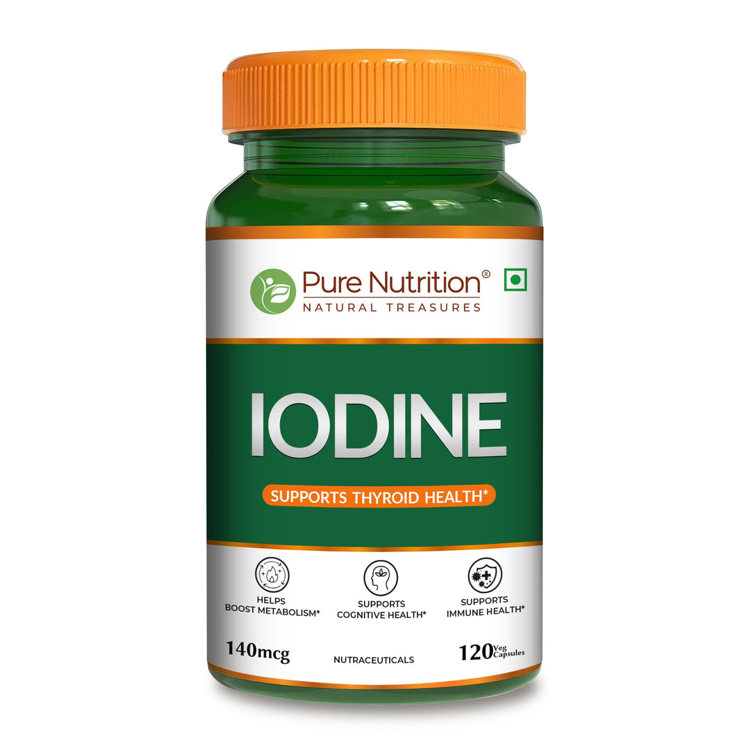 Plant-Based Iodine Supplement  Thyroid Support & Metabolic Balance