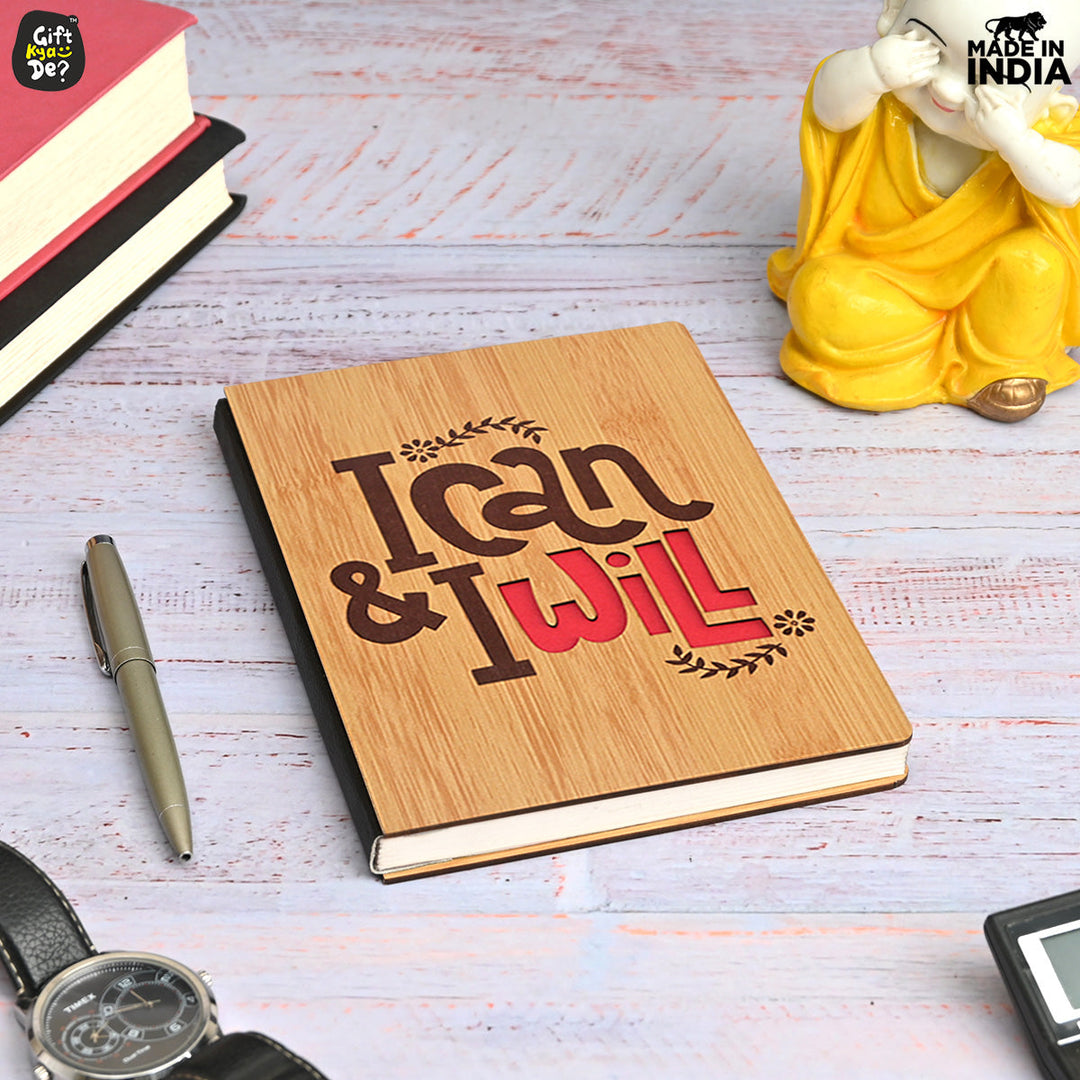 Gift Kya De Diary, Bamboo Bottle and Pen | Eco-Friendly New Year Hamper | Perfect For Corporate Gift