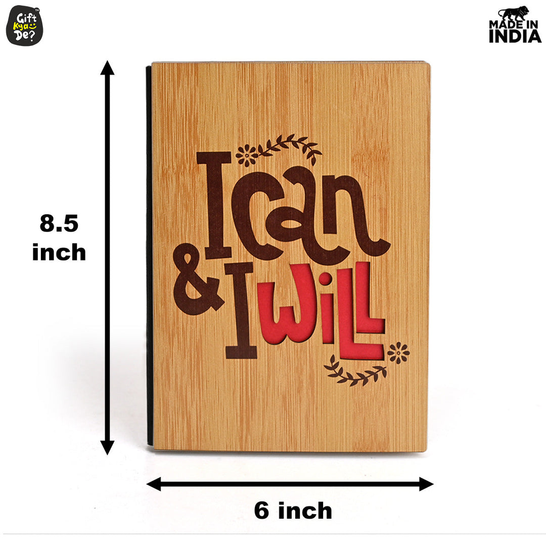 Gift Kya De Diary, Bamboo Bottle and Pen | Eco-Friendly New Year Hamper | Perfect For Corporate Gift