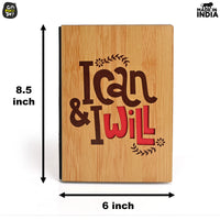 Gift Kya De Diary, Bamboo Bottle and Pen | Eco-Friendly New Year Hamper | Perfect For Corporate Gift