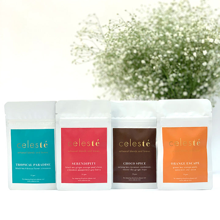 Celesté Iced Tea Selection (Pack of 4) - 40 grams