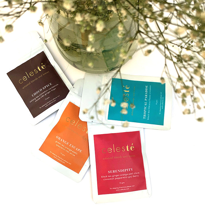 Celesté Iced Tea Selection (Pack of 4) - 40 grams