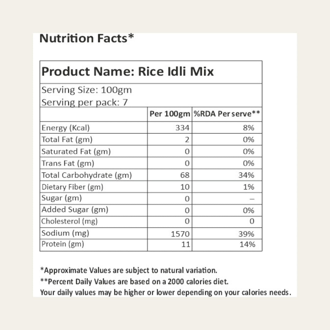Rice Idli Mix 650 g
