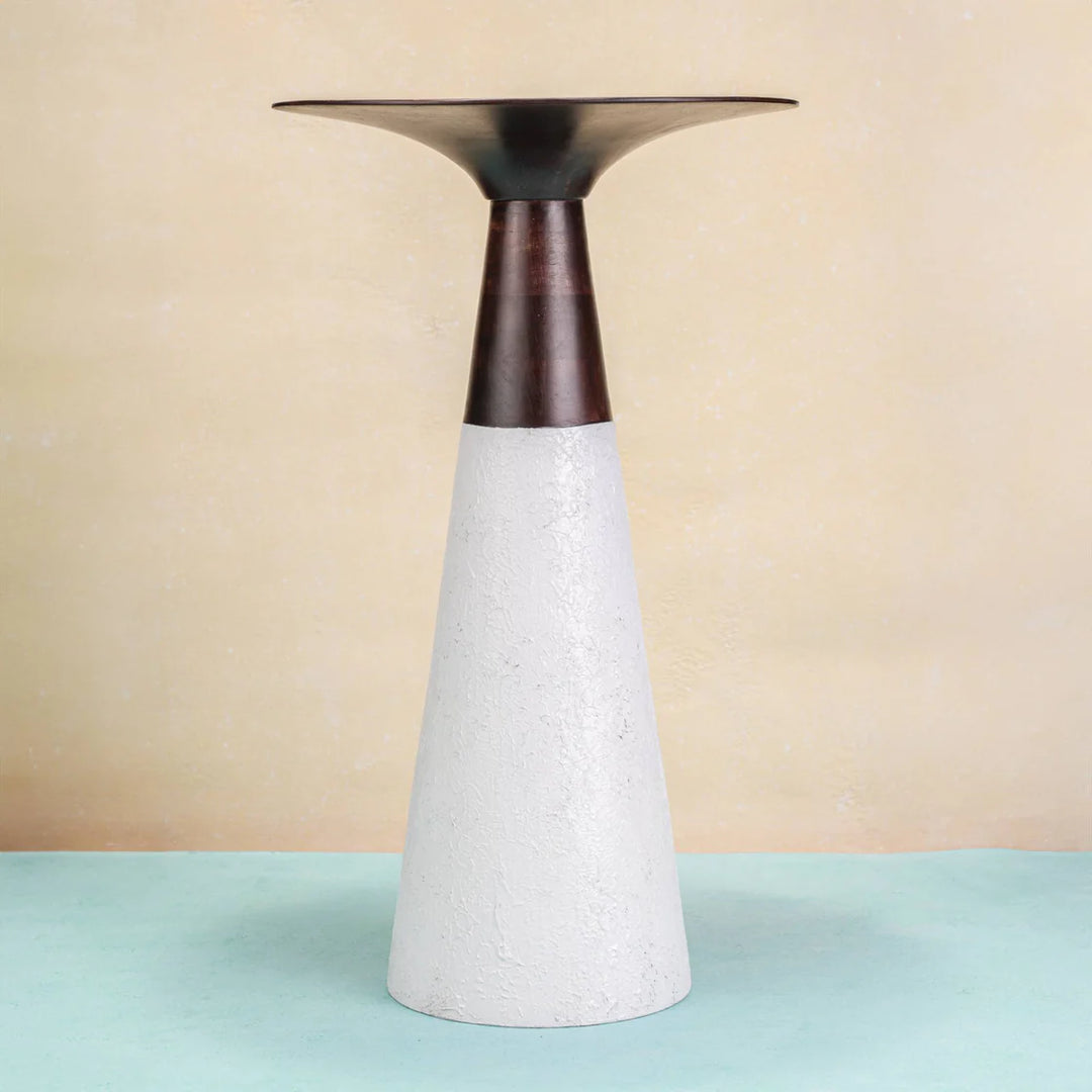 Ireka Homes Nova Wooden End Table – Handmade, Sustainable, Durable – Perfect for Living Rooms, Bedrooms, & Home Décor