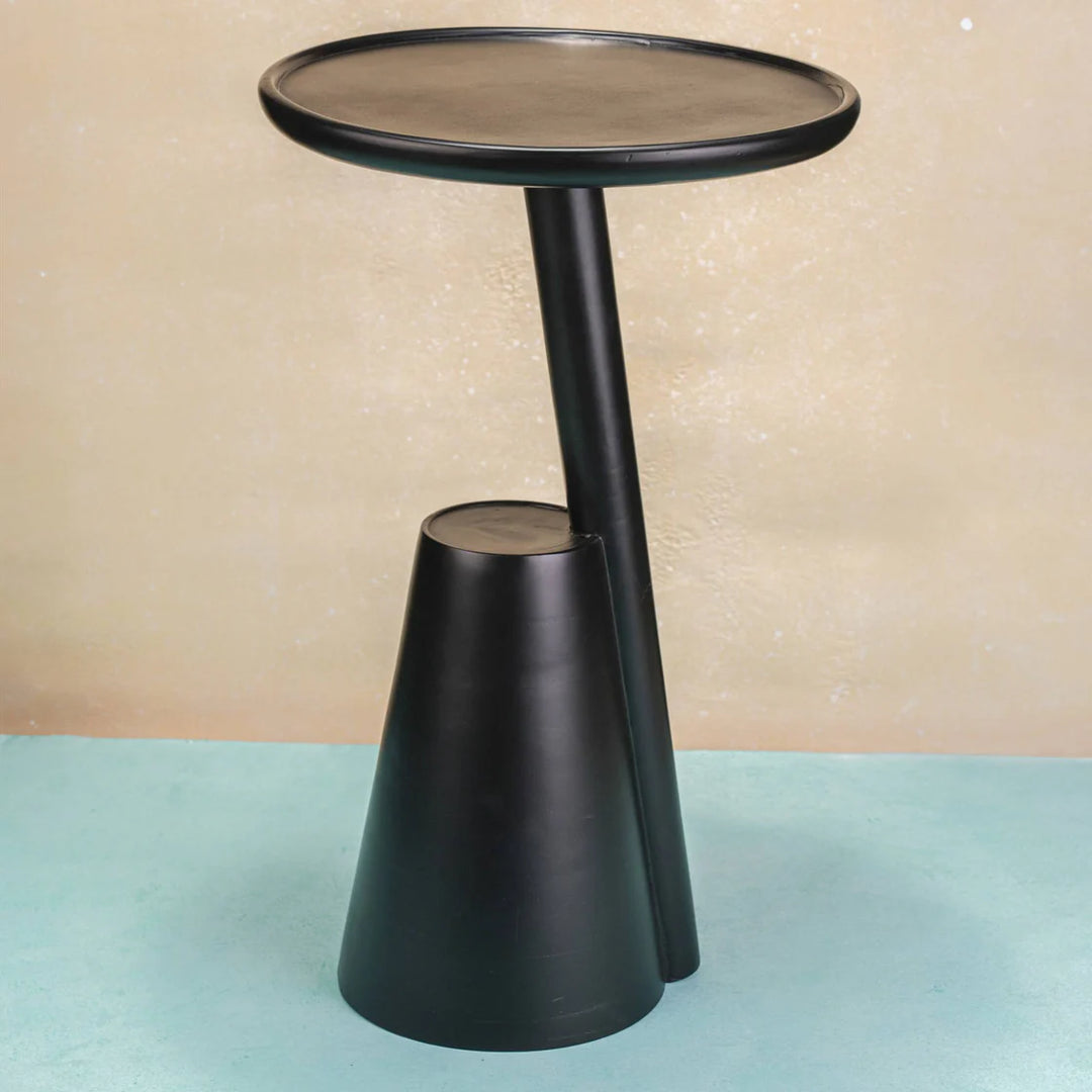 Ireka Homes Raven Wooden End Table – Handmade, Sustainable, Durable – Perfect for Living Rooms, Bedrooms, & Home Décor
