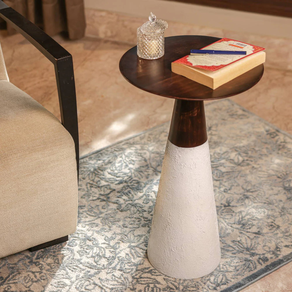 Ireka Homes Nova Wooden End Table – Handmade, Sustainable, Durable – Perfect for Living Rooms, Bedrooms, & Home Décor