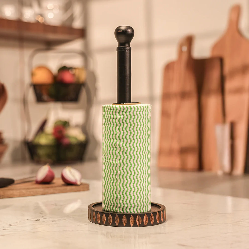 Ireka Homes Dusk Napkin Holder – Handcrafted Paper Napkin Stand with Decorative Base – Ideal for Kitchen & Dining