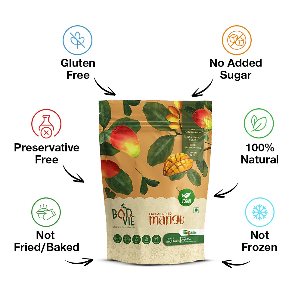 Bonvie Freeze Dried Mango - 20 grams