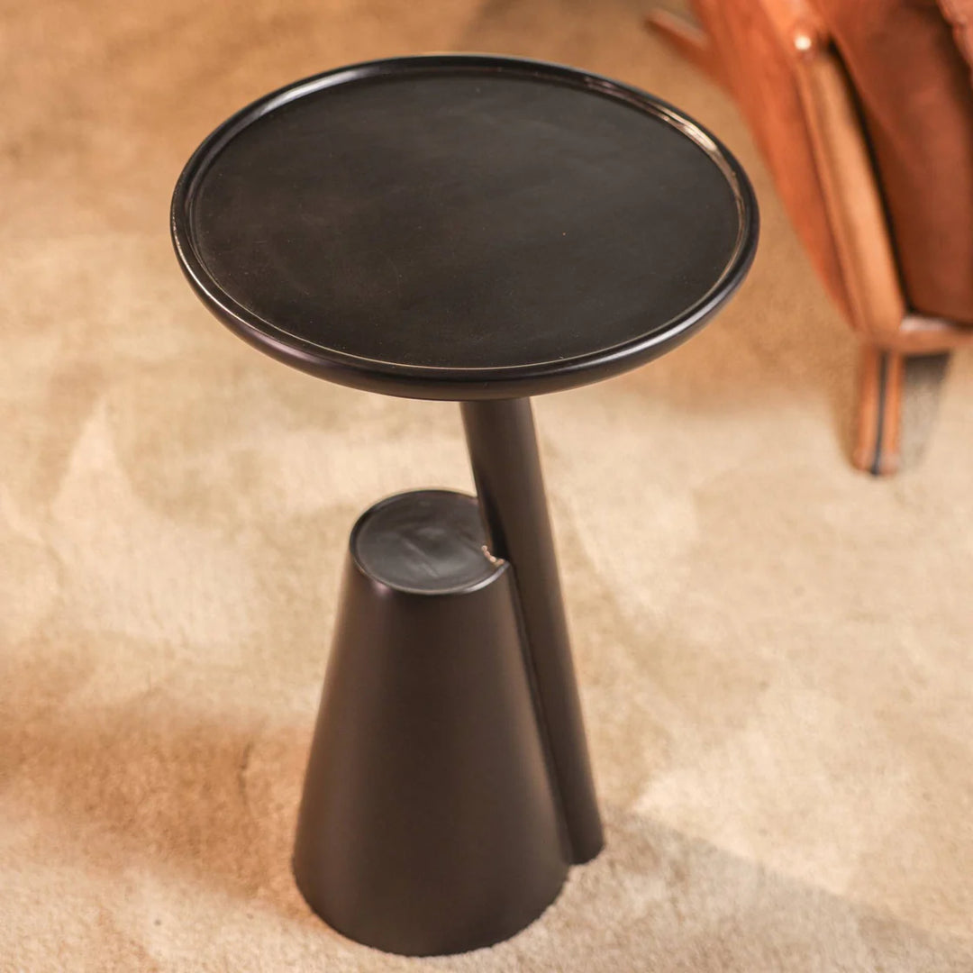 Ireka Homes Raven Wooden End Table – Handmade, Sustainable, Durable – Perfect for Living Rooms, Bedrooms, & Home Décor