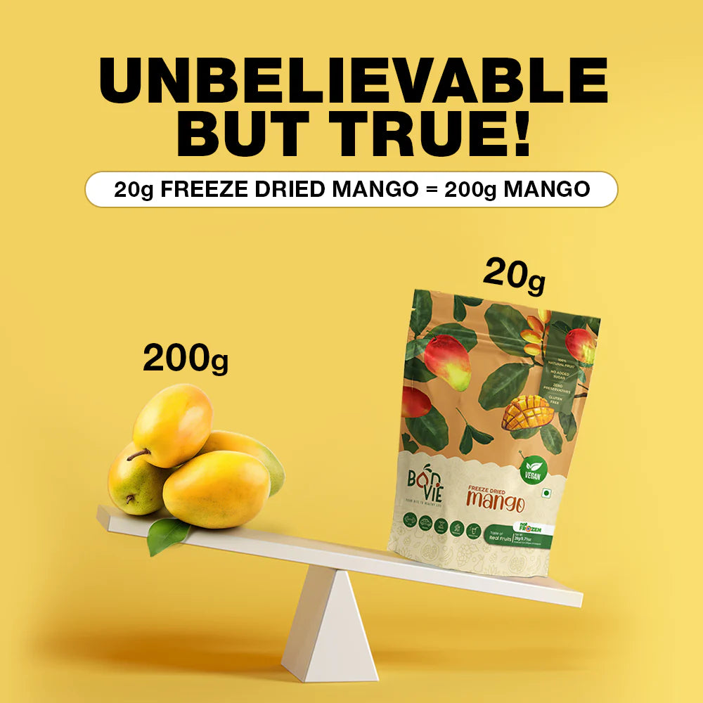 Bonvie Freeze Dried Mango - 50 grams