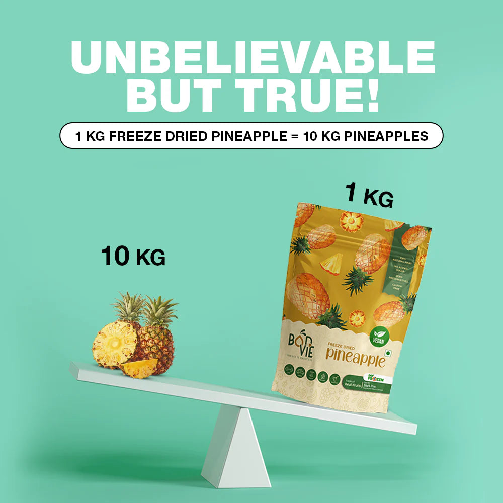 Bonvie Freeze Dried Pineapple - 50 grams