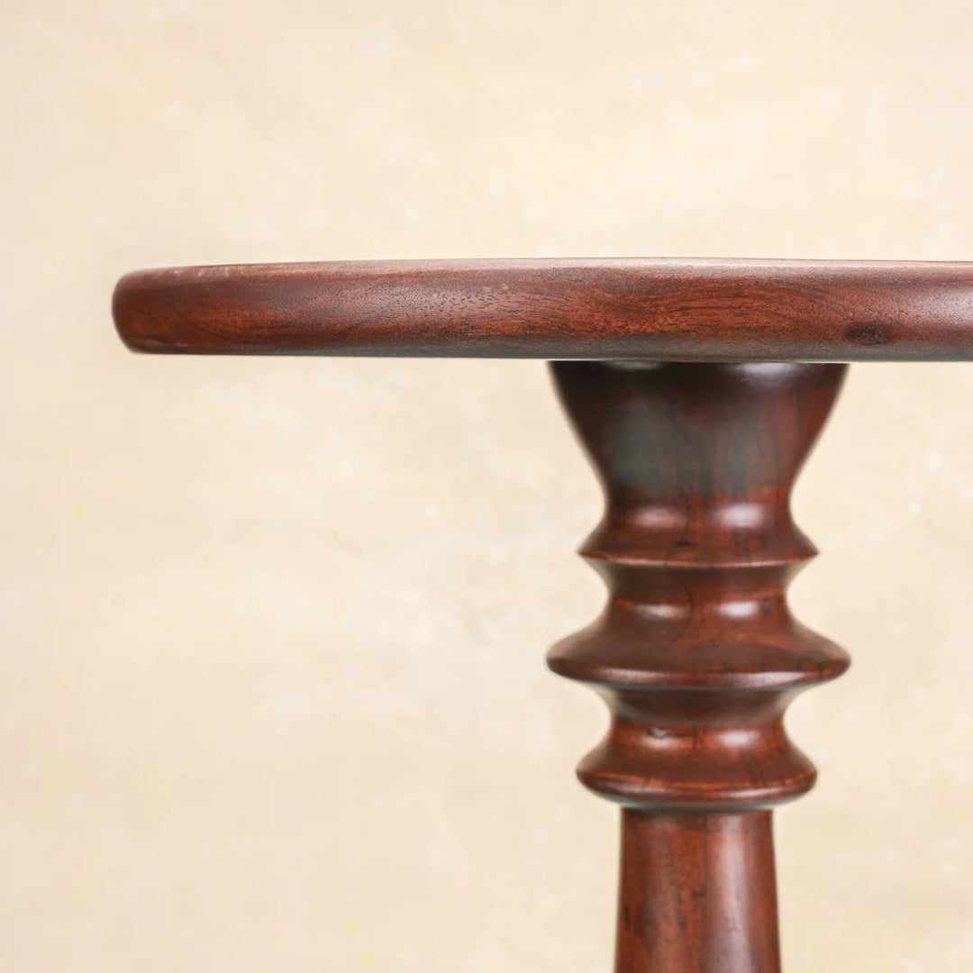 Ireka Homes Eclipse Wooden End Table – Handmade, Sustainable, Durable – Perfect for Living Rooms, Bedrooms, & Home Décor