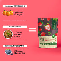 Bonvie Freeze Dried Strawberry - 40 grams