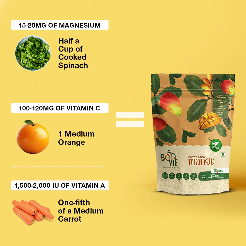 Bonvie Freeze Dried Mango - 50 grams