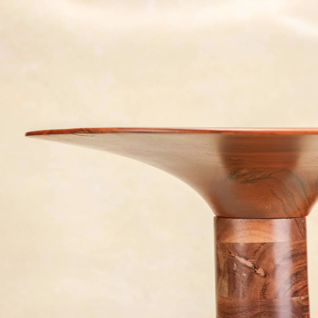 Ireka Homes Comet Wooden End Table – Handmade, Sustainable, Durable – Perfect for Living Rooms, Bedrooms, & Home Décor