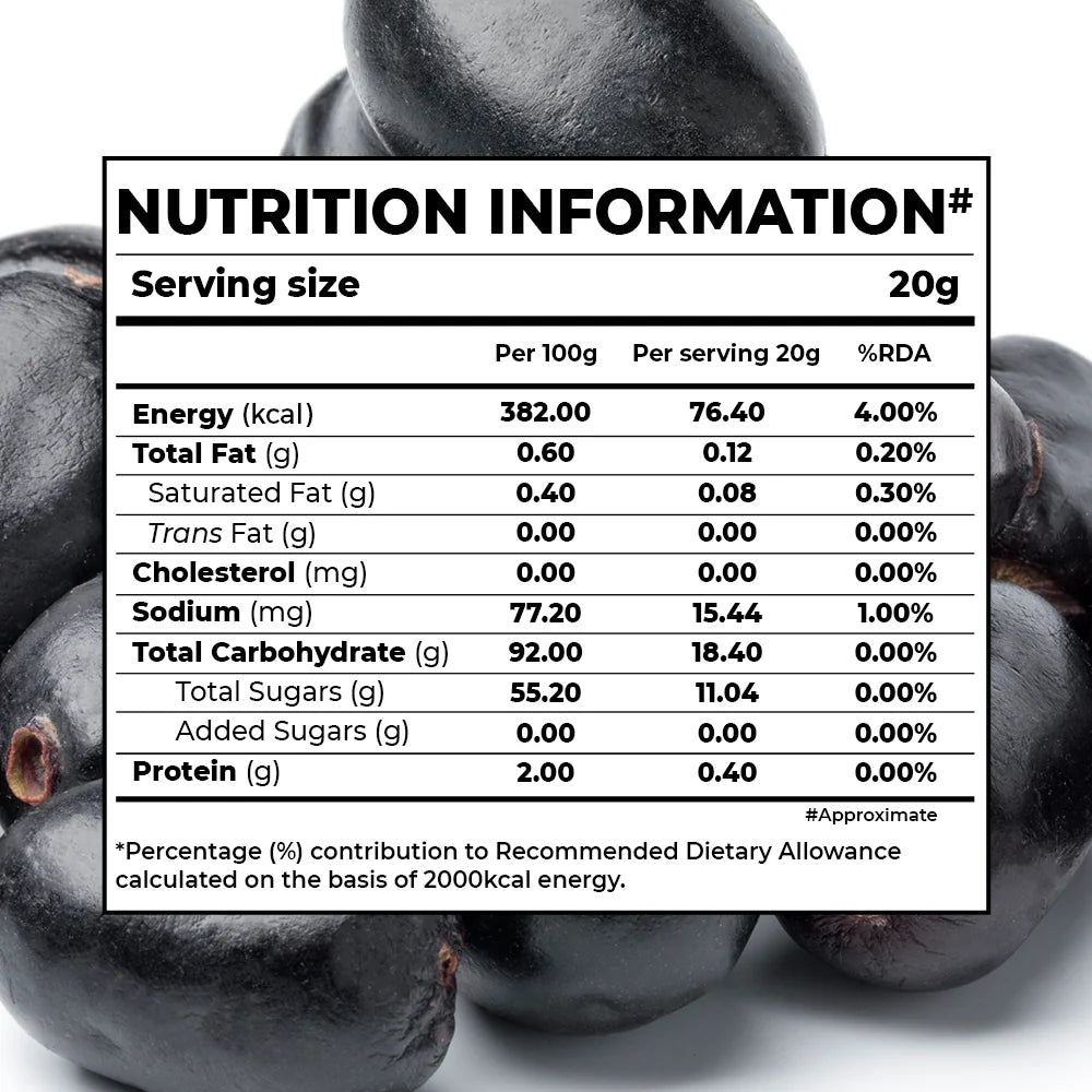 Bonvie Freeze Dried Jamun 20 grams