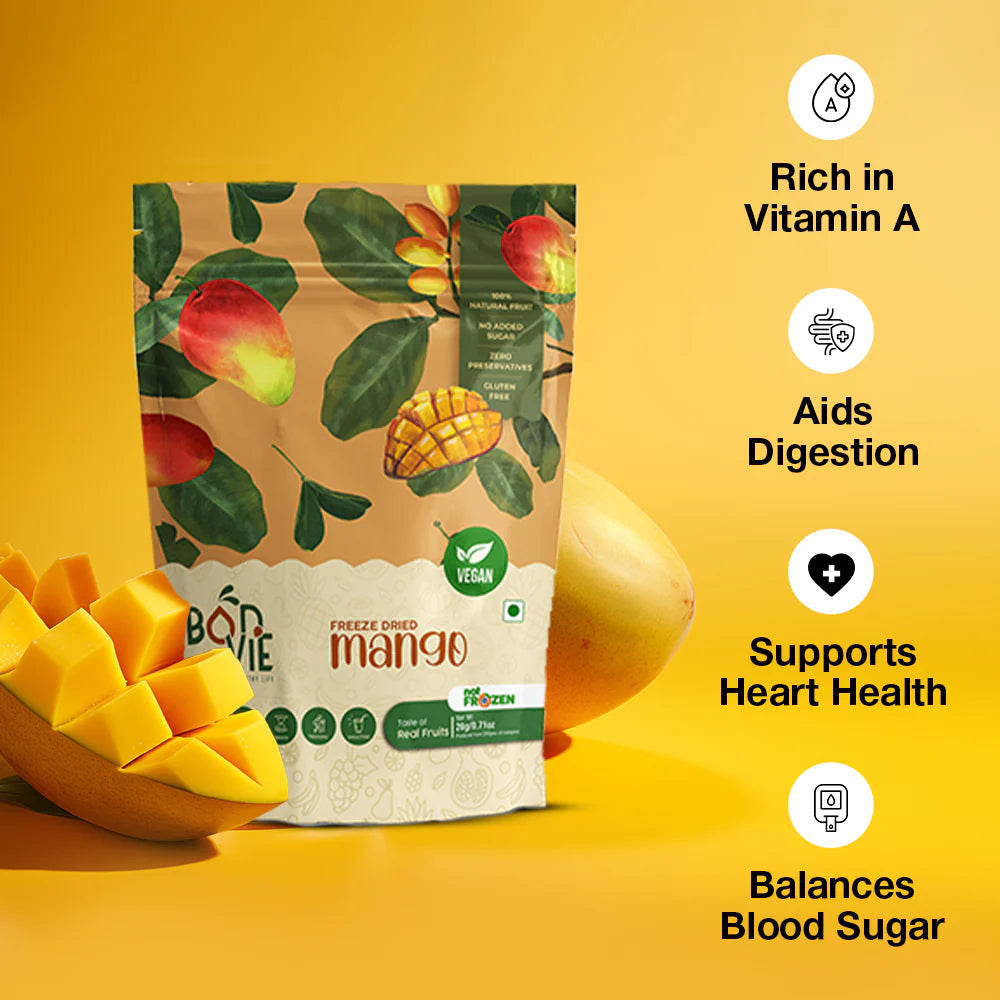 Bonvie Freeze Dried Mango - 50 grams