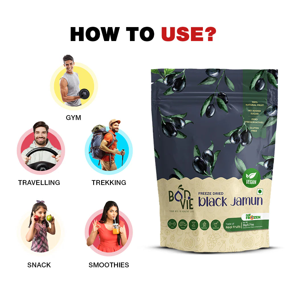 Bonvie Freeze Dried Jamun 50 grams