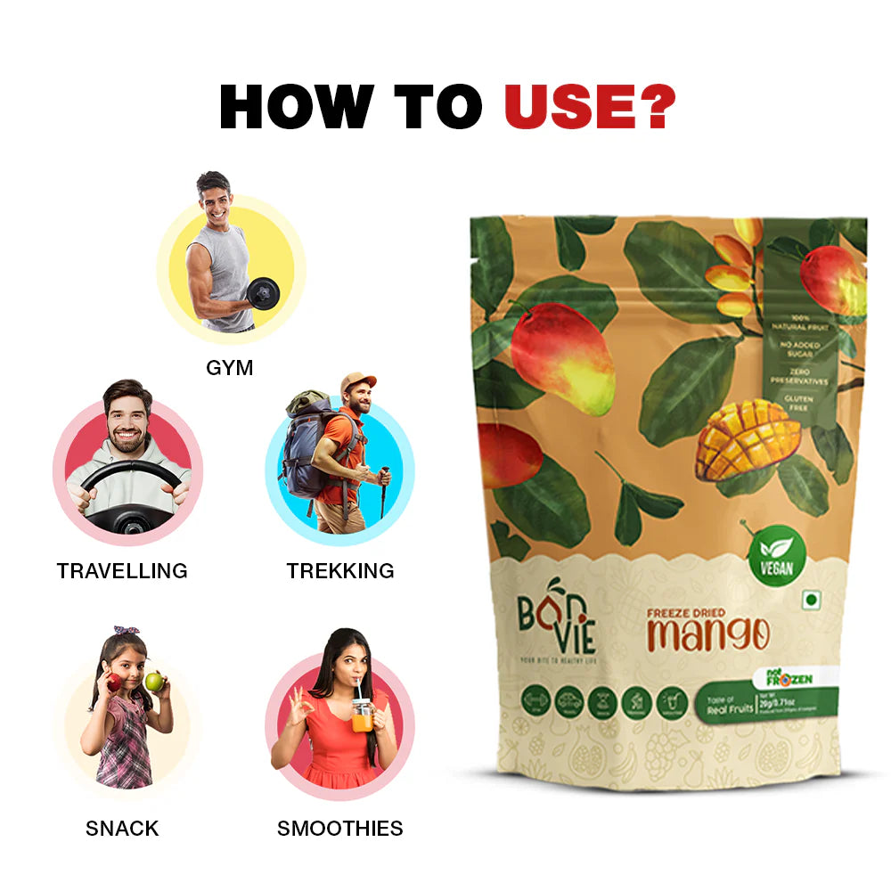 Bonvie Freeze Dried Mango - 20 grams