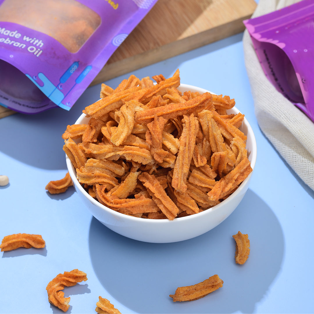 PROMUNCH Combo Pack - Soya Sticks (Chatpata Masala , Cream Onion) + Soya Chips (Peri Peri) - 30g Each