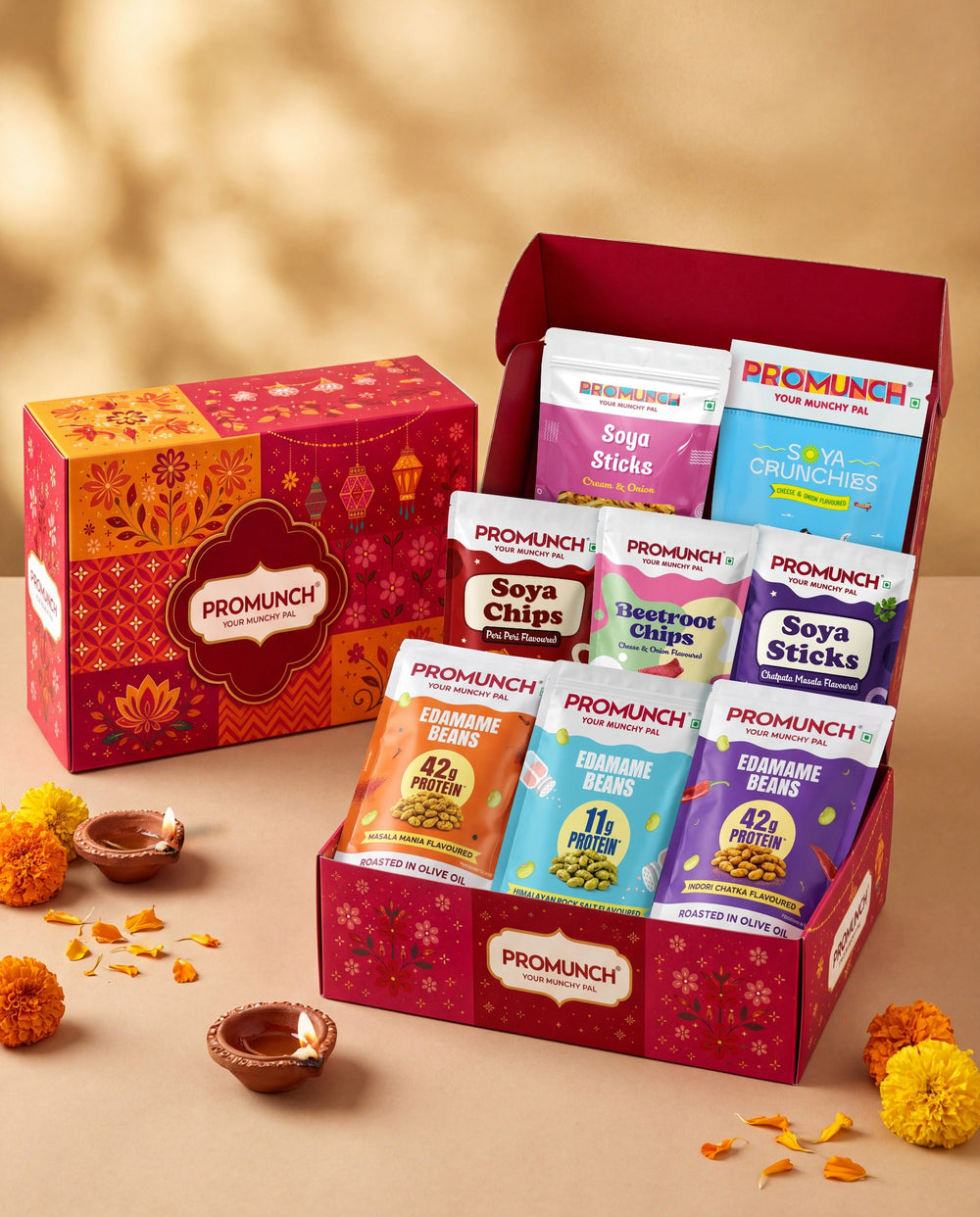 PROMUNCH Diwali Snack Box | Festive Gifts for Celebrations