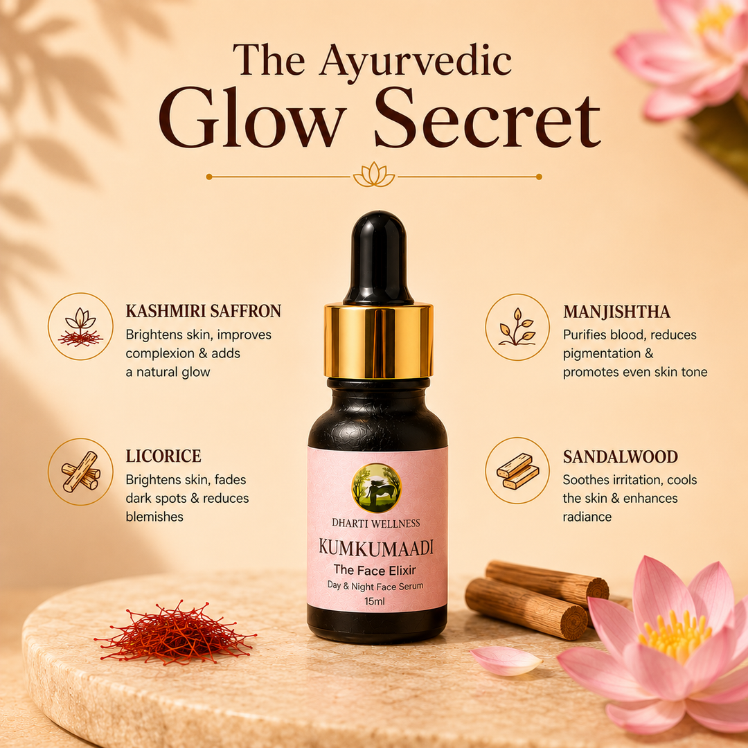 Kumkumaadi Day & Night Face Serum -  Anti Aging | Anti - Pigmentation | Brightening | Anti Acne | Clear Skin