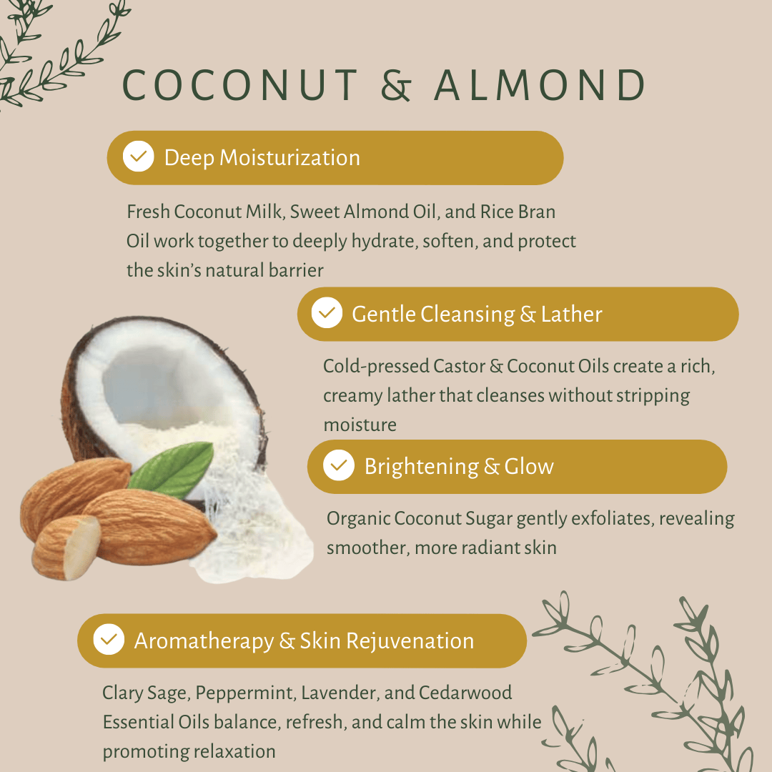 Lilo Naturals Coconut & Almond | For Oily Skin