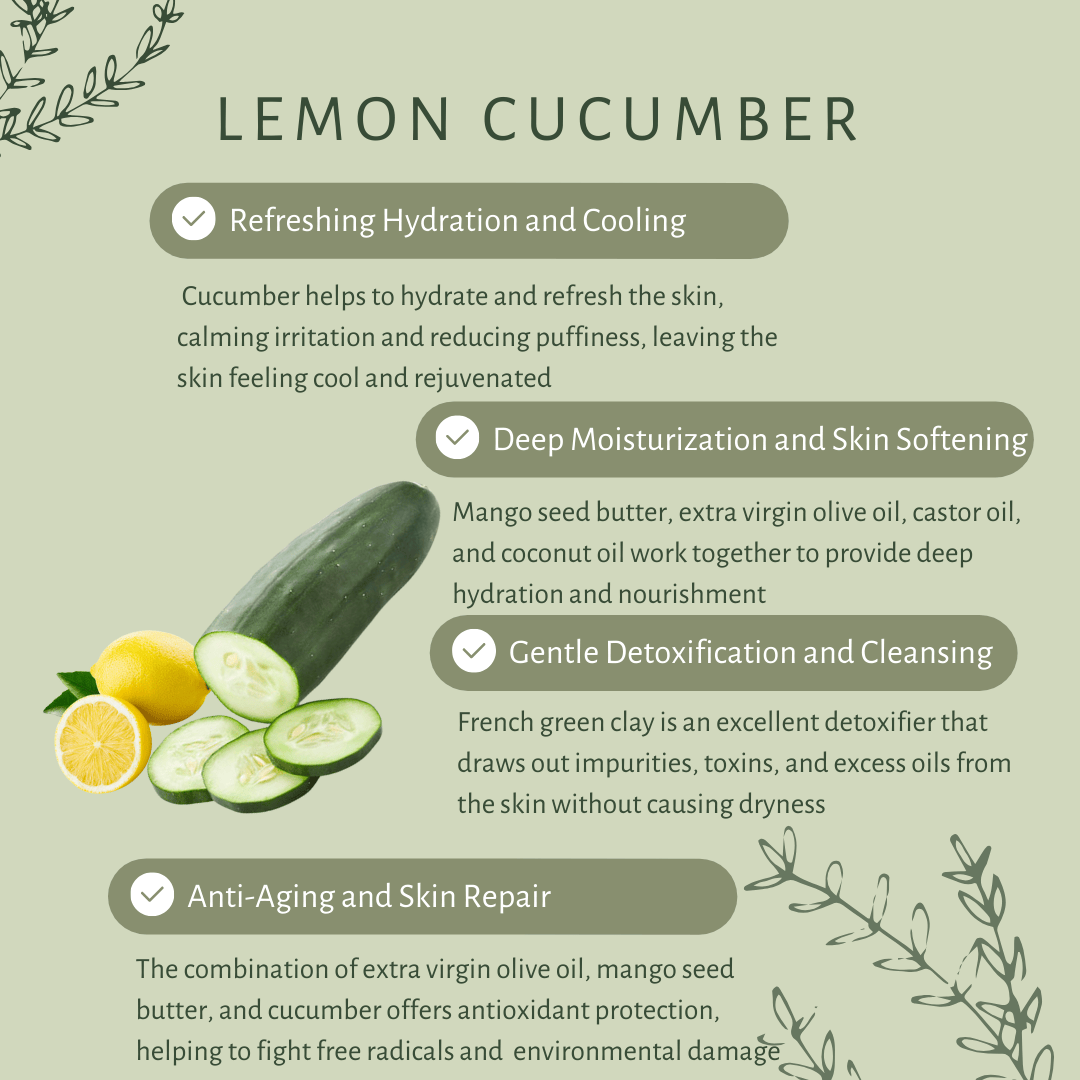 Lilo Naturals Lemon Cucumber | For All Skin Type