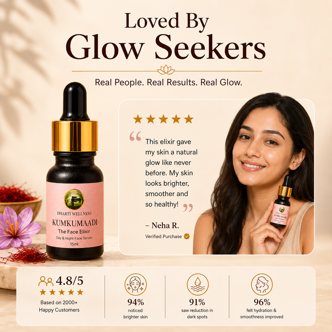 Kumkumaadi Day & Night Face Serum -  Anti Aging | Anti - Pigmentation | Brightening | Anti Acne | Clear Skin