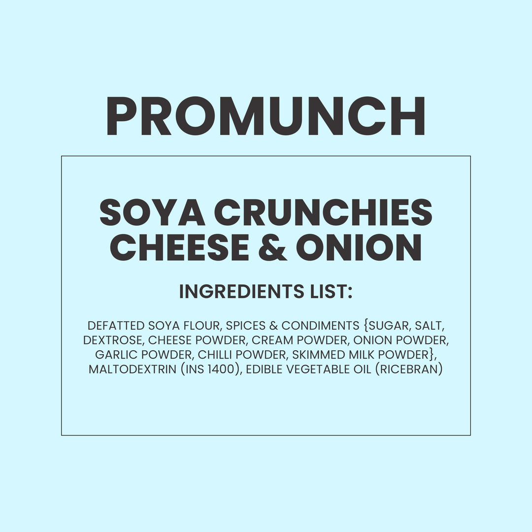 Cheese & Onion Protein Crunchies 150 gm