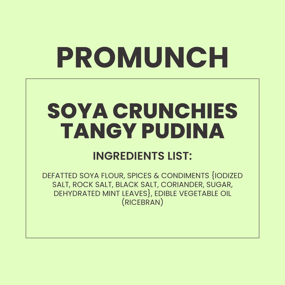 Tangy Pudina Protein Crunchies 150gm