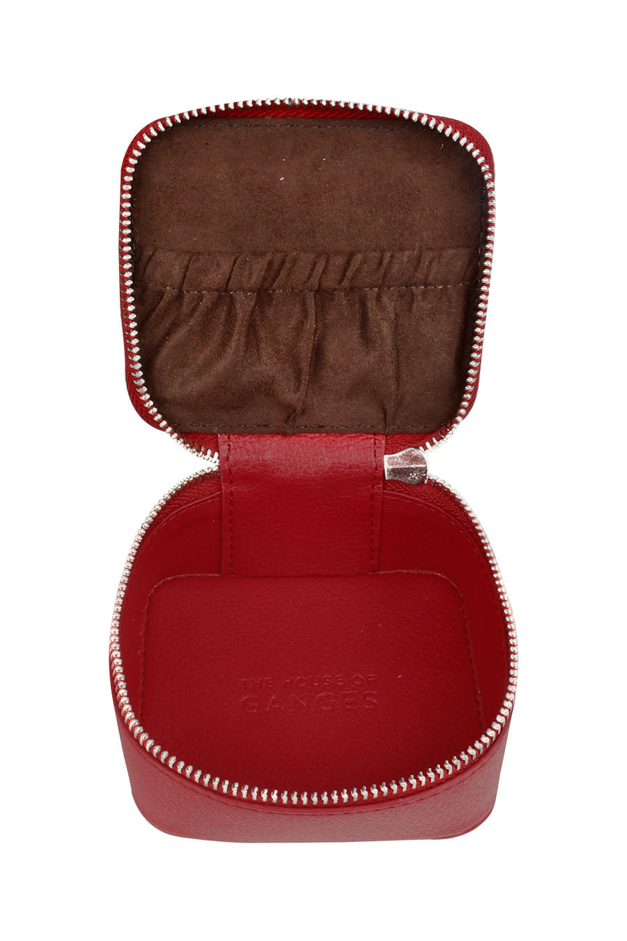 The House of Ganges - Vegan Leather Jewellery Case Sqaure