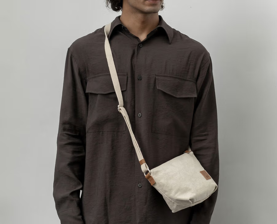Caddy Crossbody(Beige,Blue,Forest Green,Green,Ivory,Mint,Mustard)