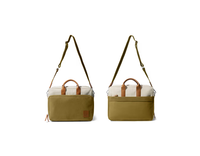 Commute Messenger Bag-Large/Medium(Clove,Forest green,Ivory Clove,Ivory Green,Ivory Navy,Ivory,Navy) Olive,Mustard,