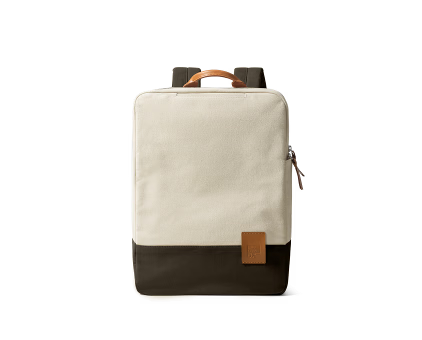 9 to 9 Backpack(Clove,Forest Green,Ivory Clove,Ivory Mustard,Ivory Navy , Ivory Olive,Mustard,Navy)