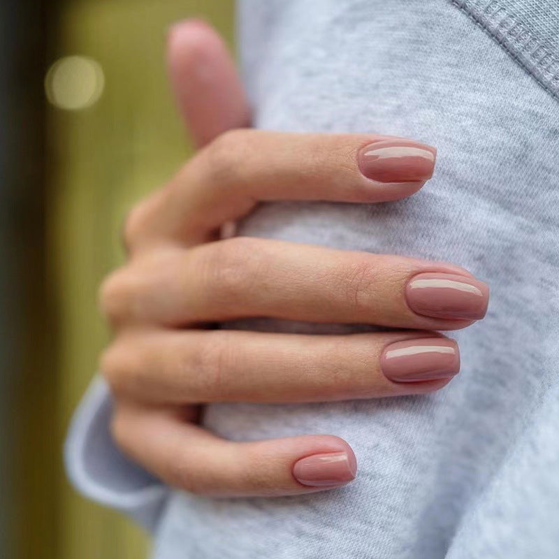 Natural Nude | Medium Square, Press-On Nails