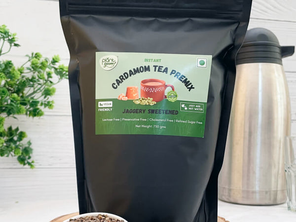 Jaggery Tea Premix - Cardamom (Elaichi) - Super Saver Pack - 750gm