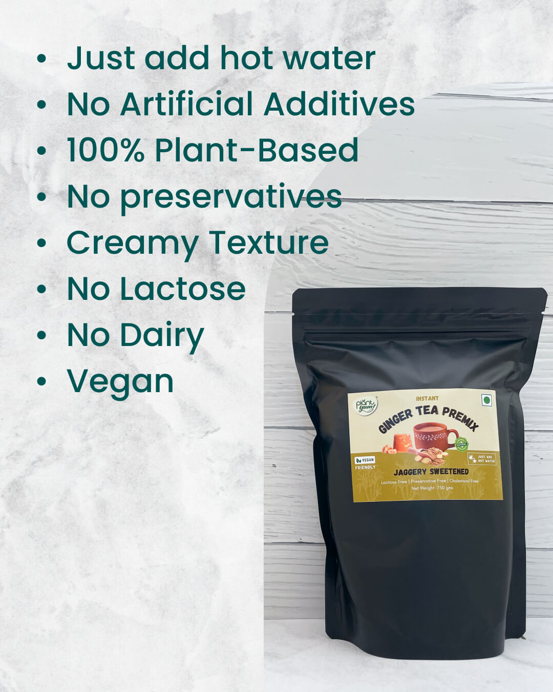 Jaggery Tea Premix - Ginger (Adrak) - Super Saver Pack - 750gm