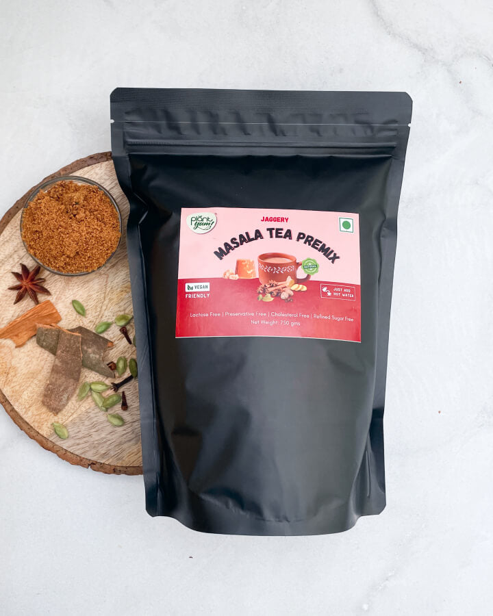 Jaggery Tea Premix - Masala - Authentic Indian Chai Super Saver Pack - 750gm