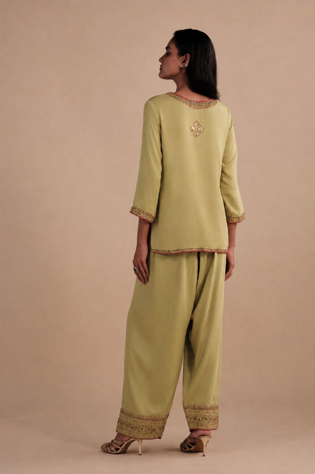 Ira Set in Matcha Green