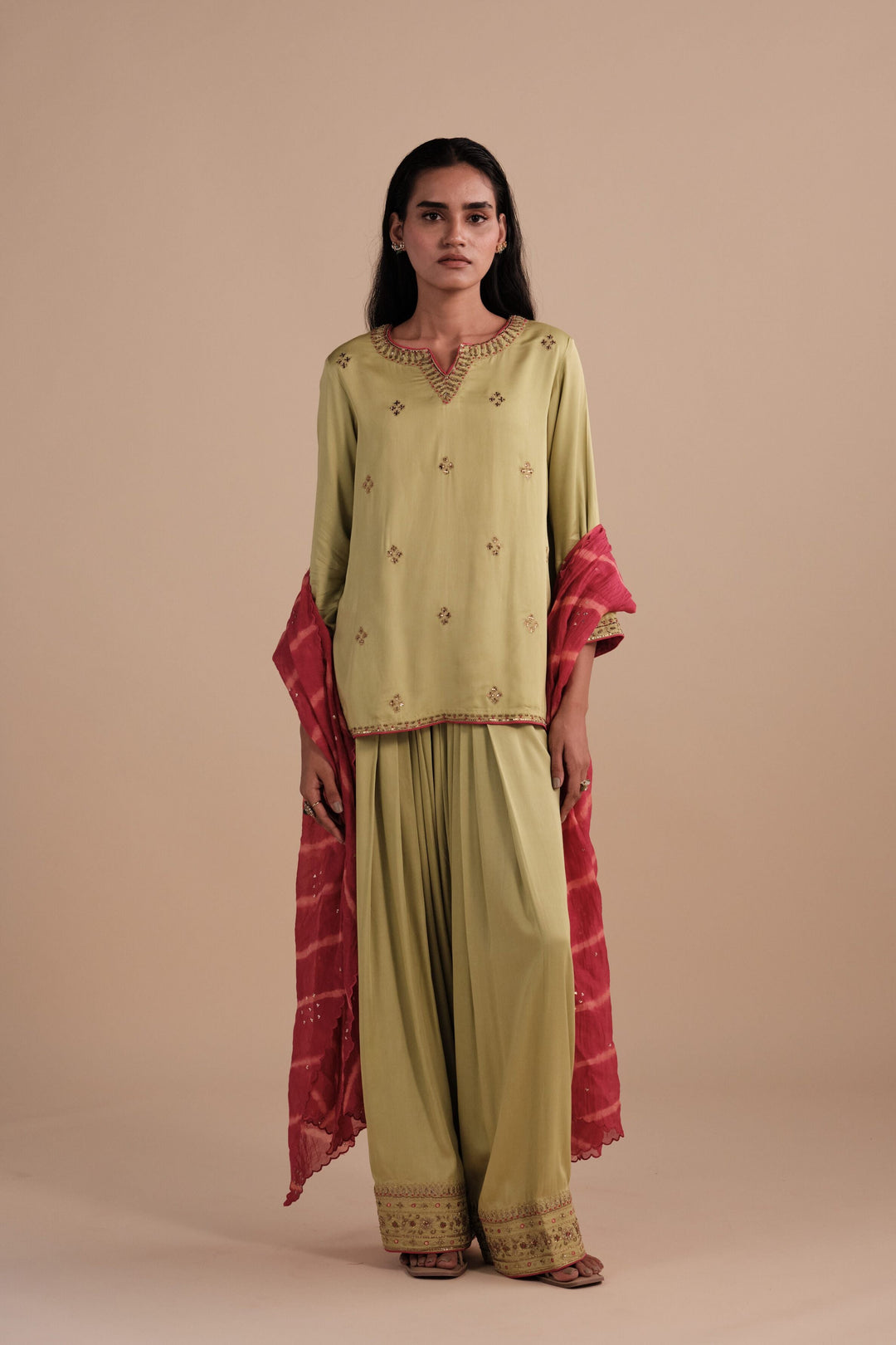 Ira Set in Matcha Green