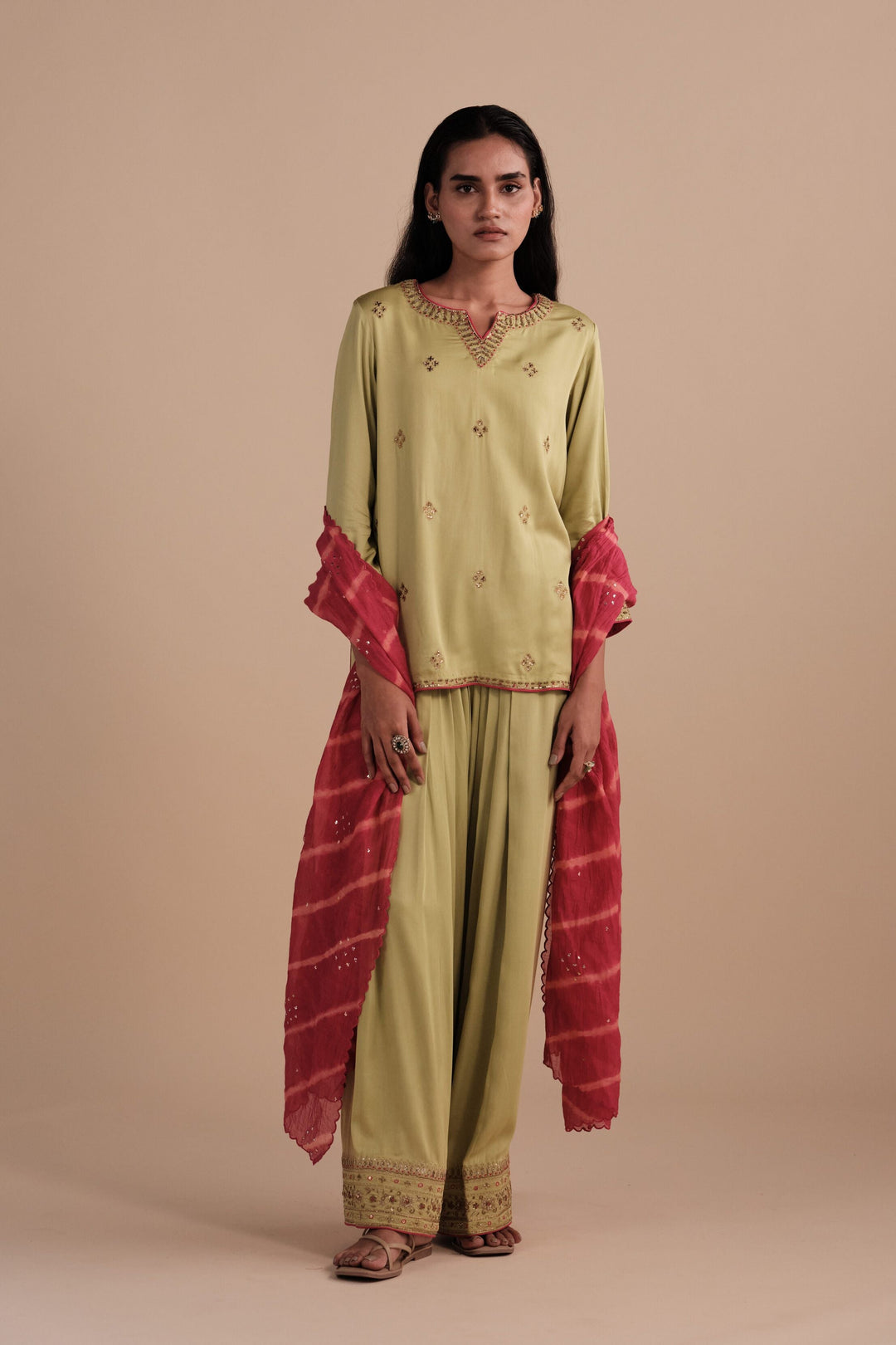 Ira Set in Matcha Green
