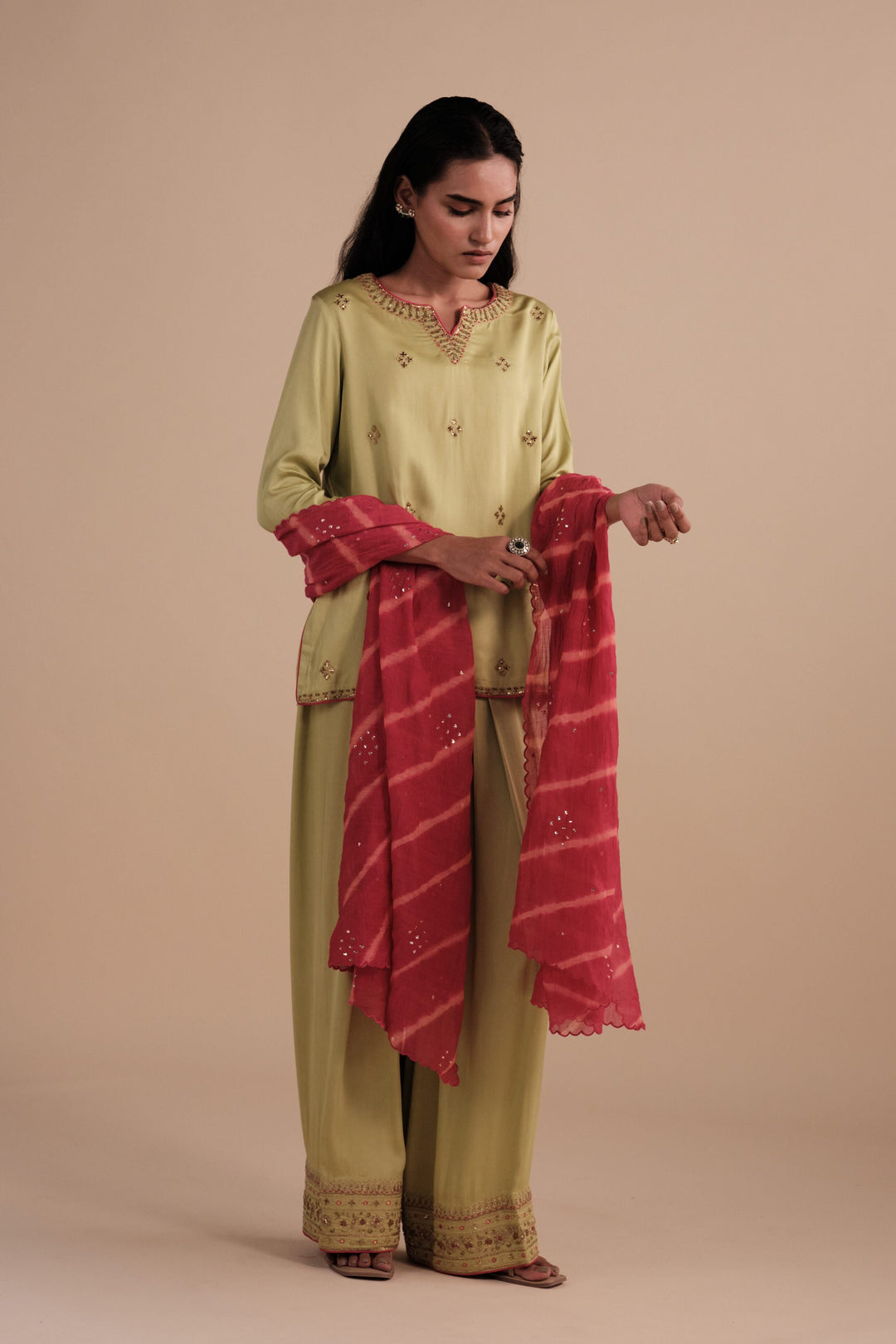 Ira Set in Matcha Green