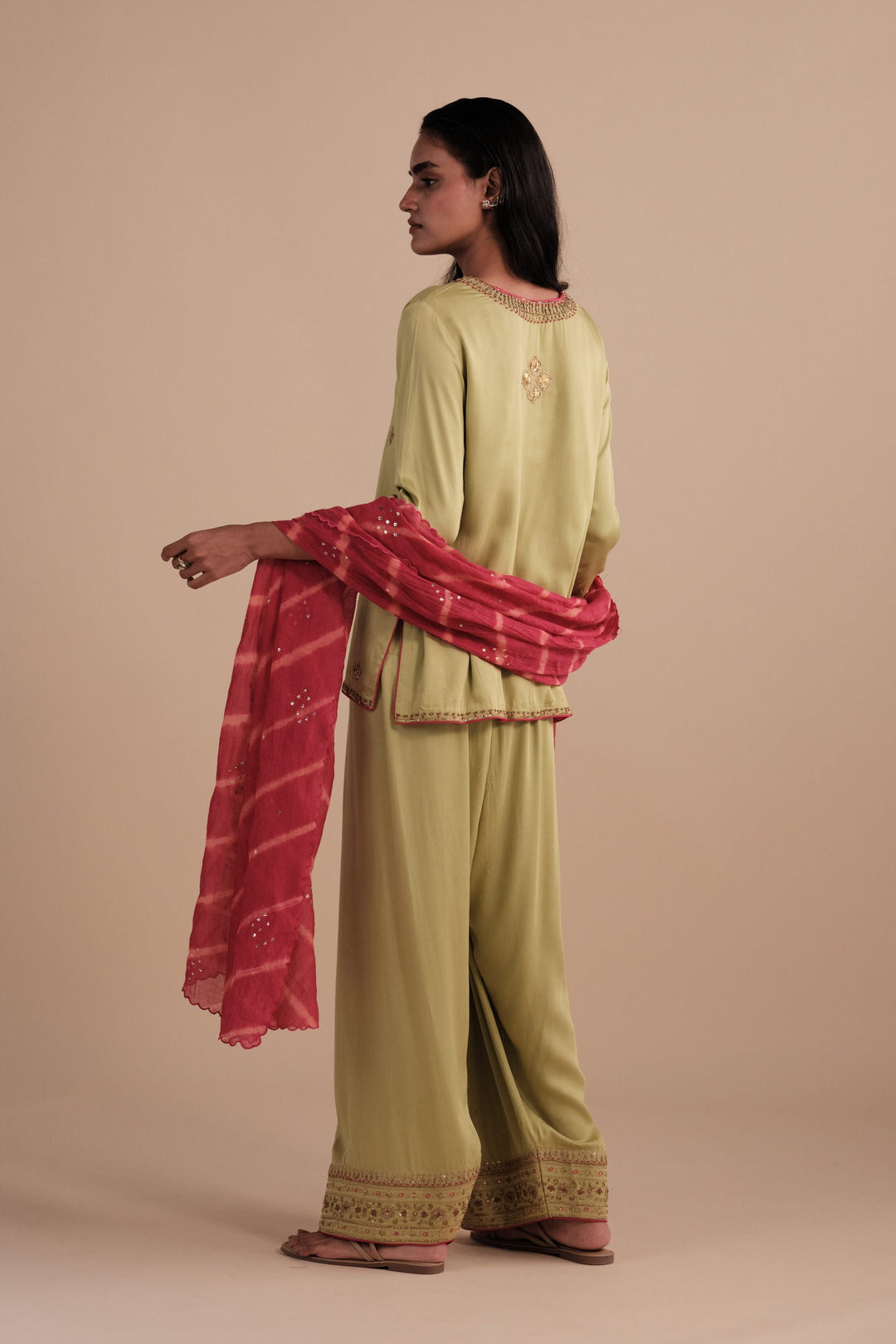 Ira Set in Matcha Green
