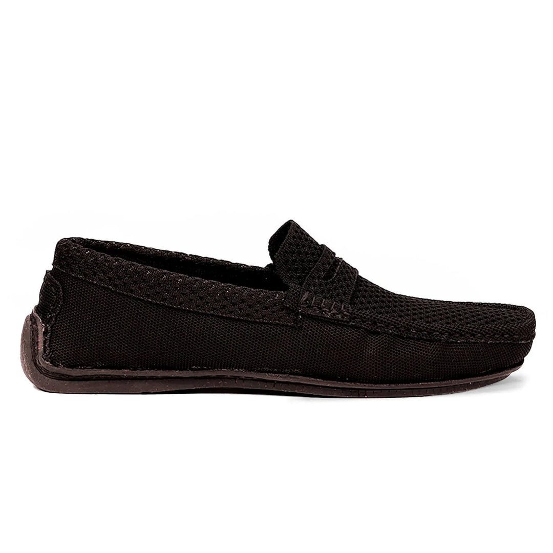 Greensole jet black moc mens shoes loafers