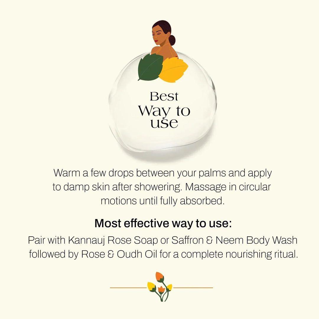 Kannauj Rose & Oudh - Body Oil