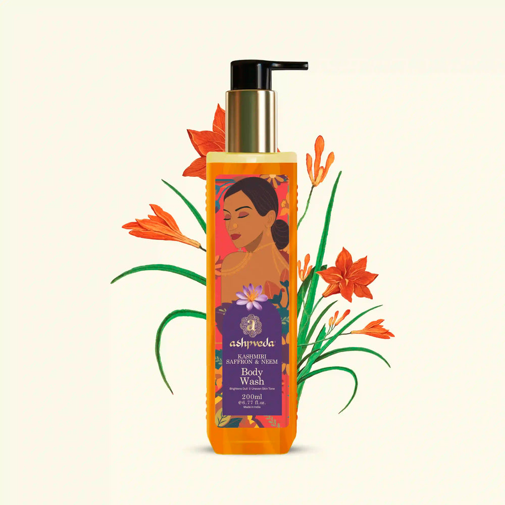 Radiant Kashmiri Saffron & Neem Body Wash