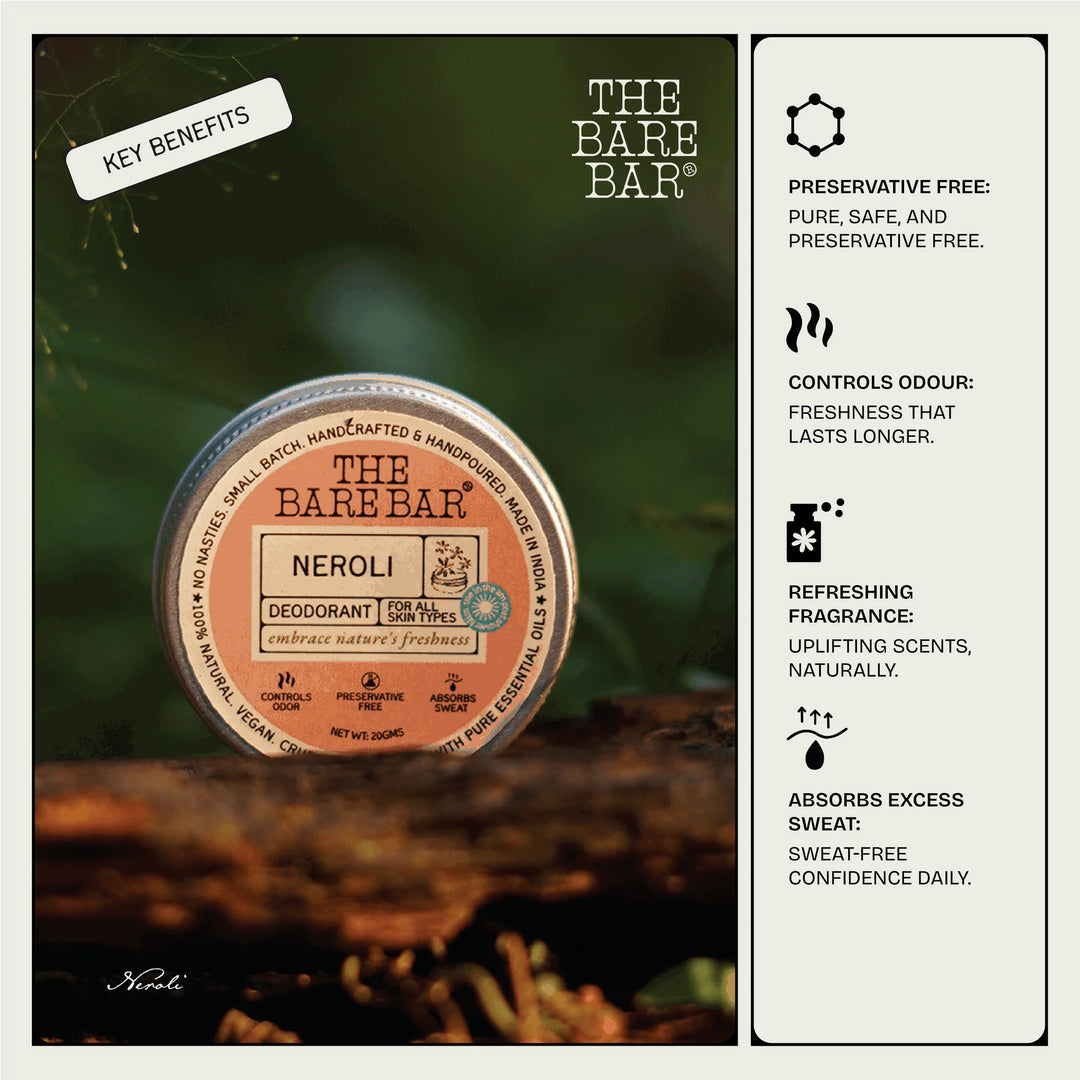 The Bare Bar Neroli Deodorant