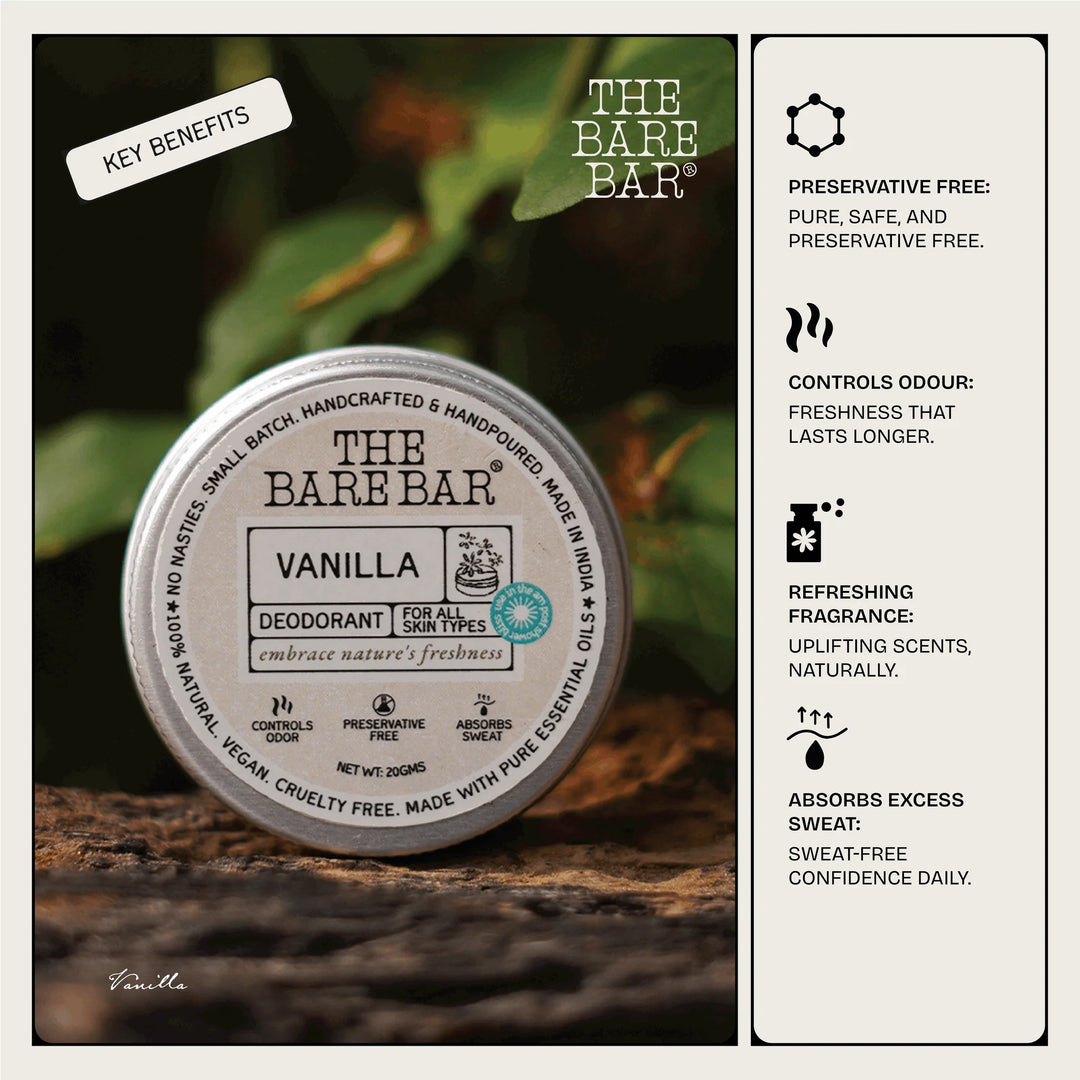 The Bare Bare Vanilla Deodorant