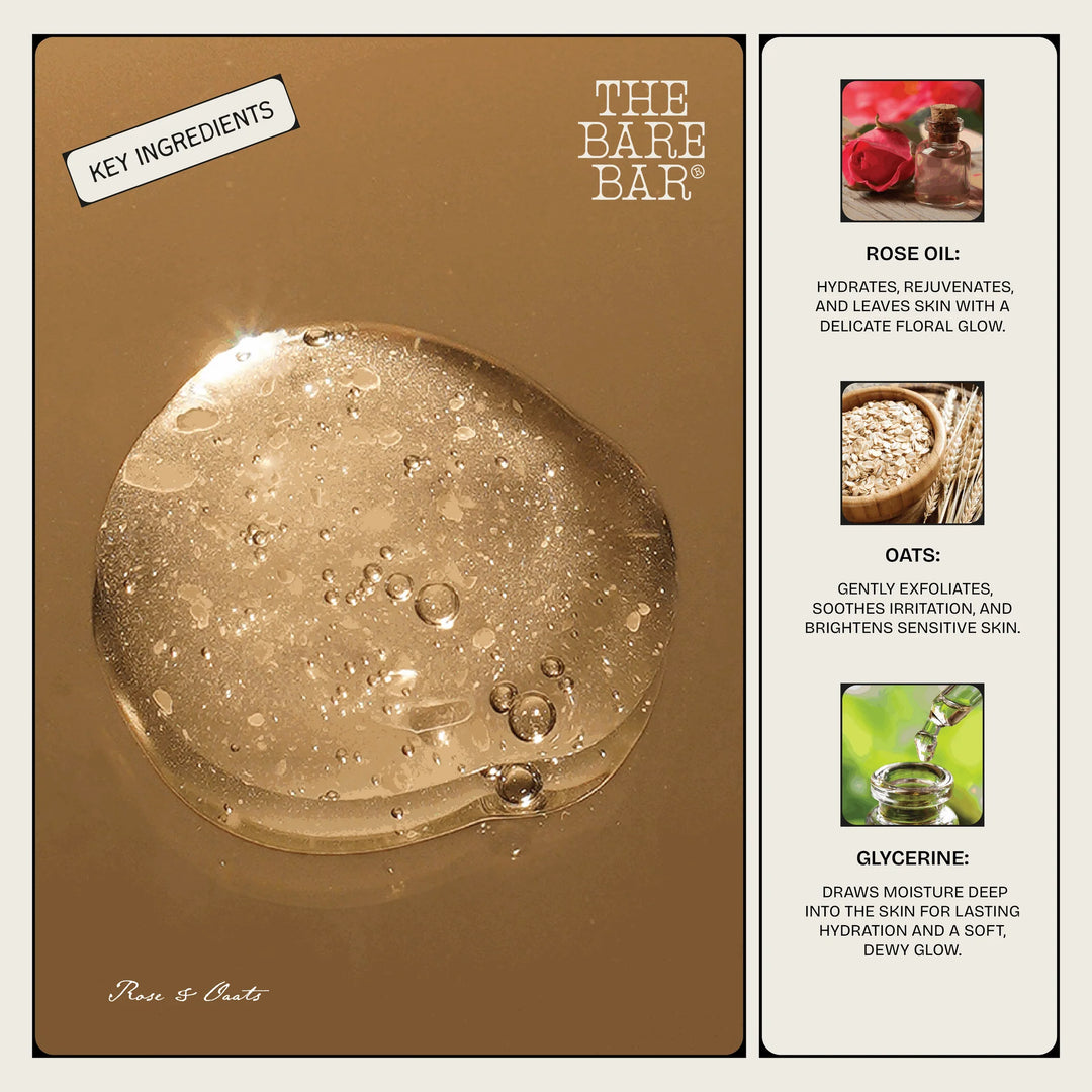 ROSE & OATS BODY WASH - 200 ml